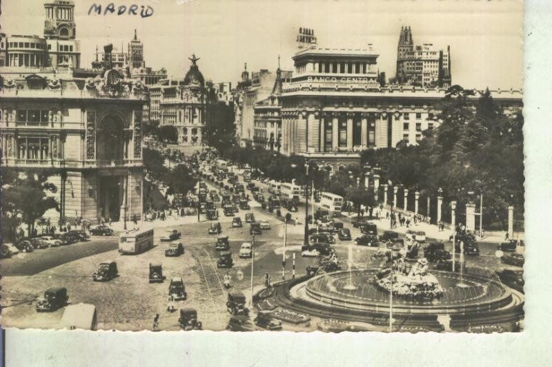 Postal 013285: Calle de Alcala desde Cibeles de Madrid