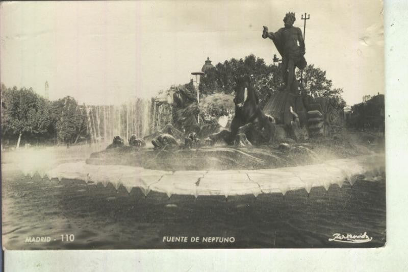 Postal 013294: Fuente de Neptuno de Madrid