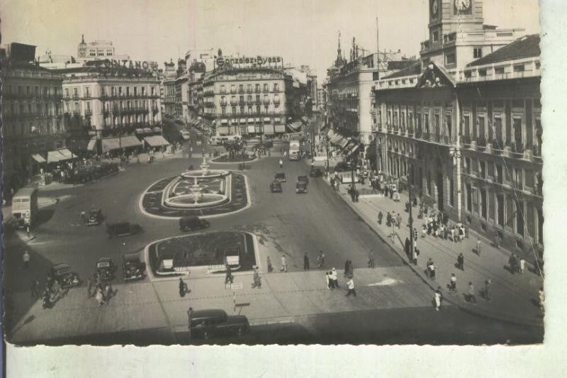 Postal 013309: Puesta del Sol en Madrid