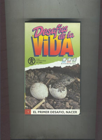 Video VHS: Desafios de la vida numero 01: El primer desafio, nacer