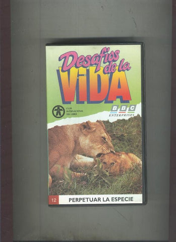 Video VHS: Desafios de la vida numero 12: Perpetuar la especie