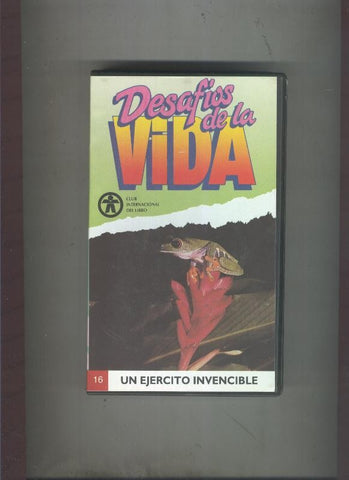 Video VHS: Desafios de la vida numero 16: Un ejercito invencible