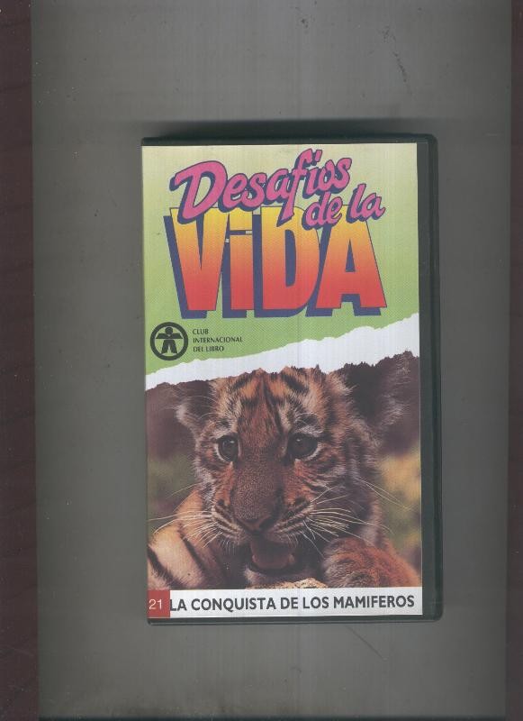 Video VHS: Desafios de la vida numero 21: La conquista de los mamiferos