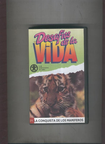 Video VHS: Desafios de la vida numero 21: La conquista de los mamiferos