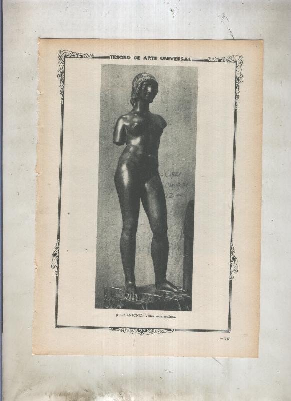 Lamina 091: Venus Mediterranea de Julio Antonio
