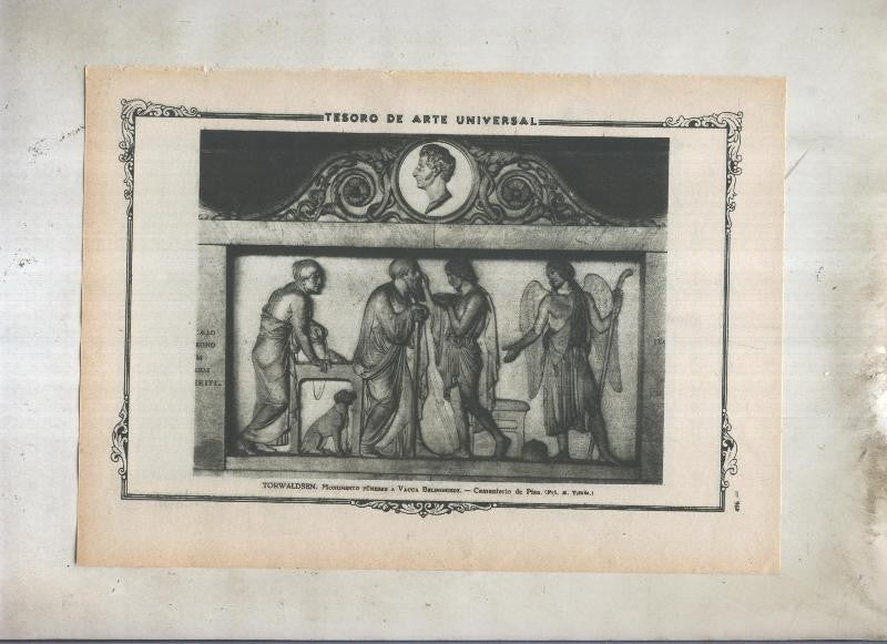 Lamina 122: Monumento funebre a Vacca Belinghiere de Torwaldsen
