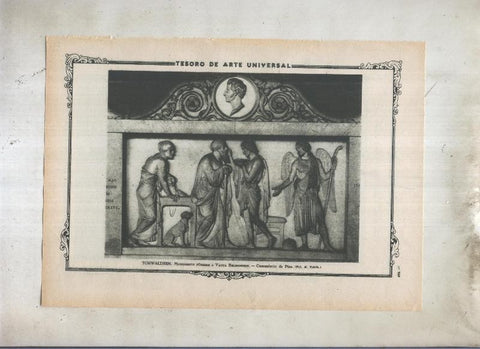 Lamina 122: Monumento funebre a Vacca Belinghiere de Torwaldsen