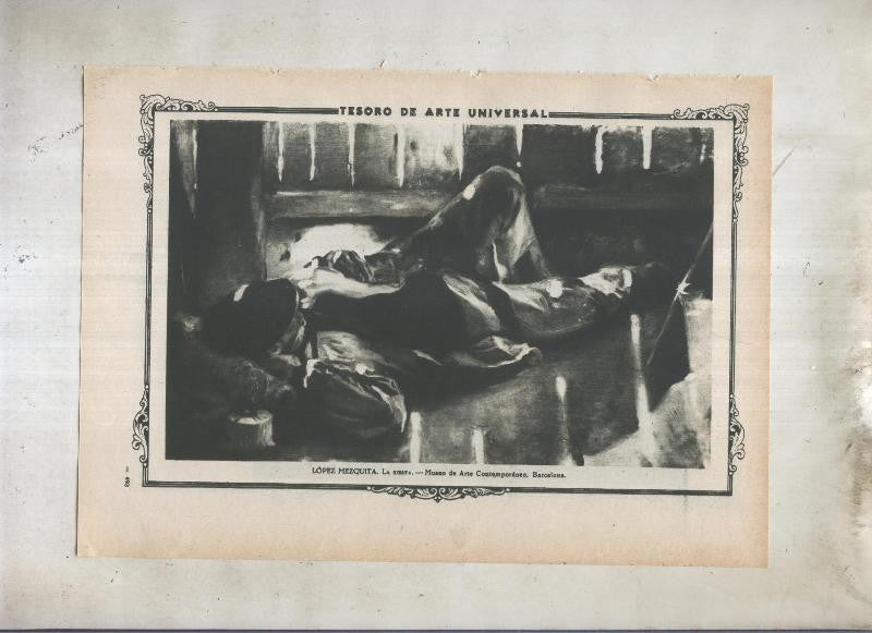 Lamina 123: La siesta de Lopez Mezquita