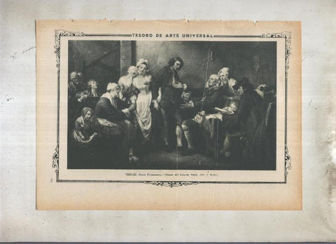 Lamina 137: Boda pueblerina de Greuze