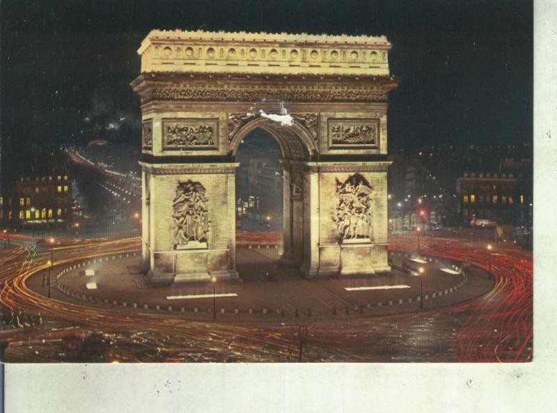 Postal 013325: Arco de Triunfo en paris