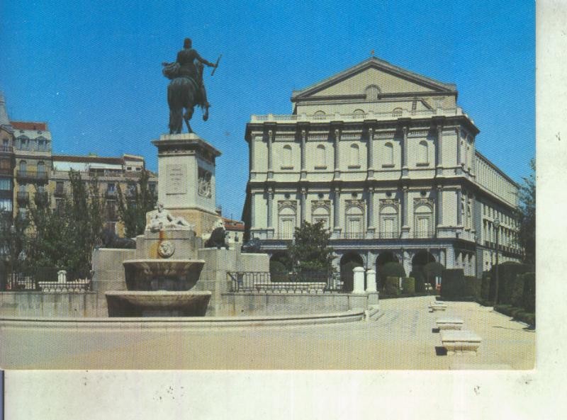 Postal 013327: Teatro real de Madrid