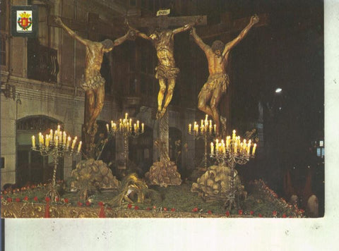 Postal 013338: Semana Santa de Valladolid: El Señor entre los ladrones