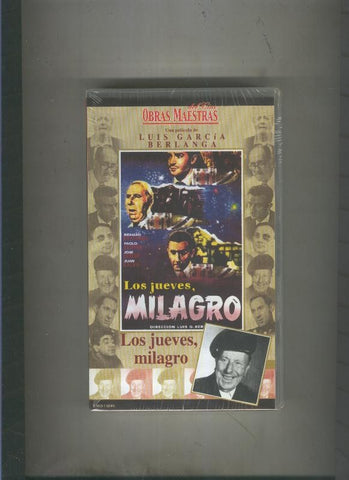 Video VHS: Los jueves, milagro: Jose Isbert, etc