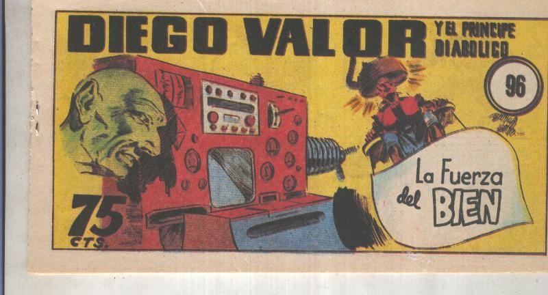 Diego Valor primera serie facsimil numero 096: La fuerza del bien