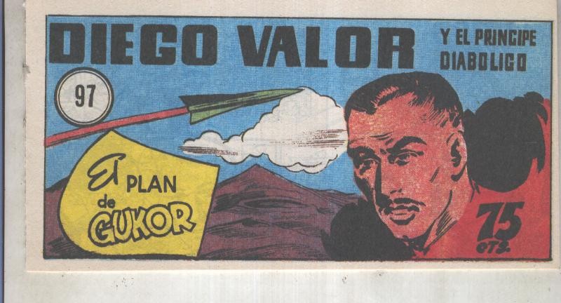 Diego Valor primera serie facsimil numero 097: El plan de Gukor