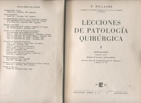 Lecciones de patologia quirurgica