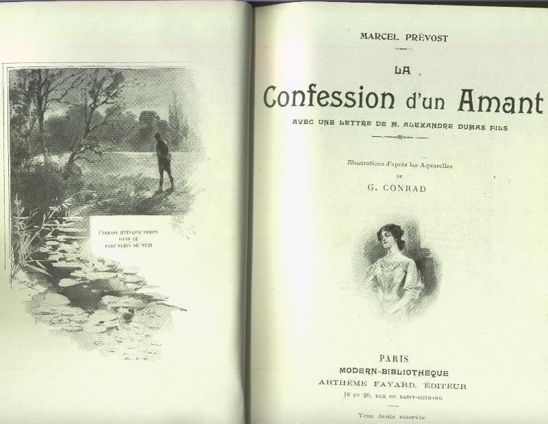 La confession d,un amant-Andre Cornelis-Louis le Bien-Aime