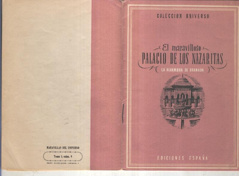 Coleccion Universo tomo I numero 09: El maravilloso palacio de los Nazaritas  