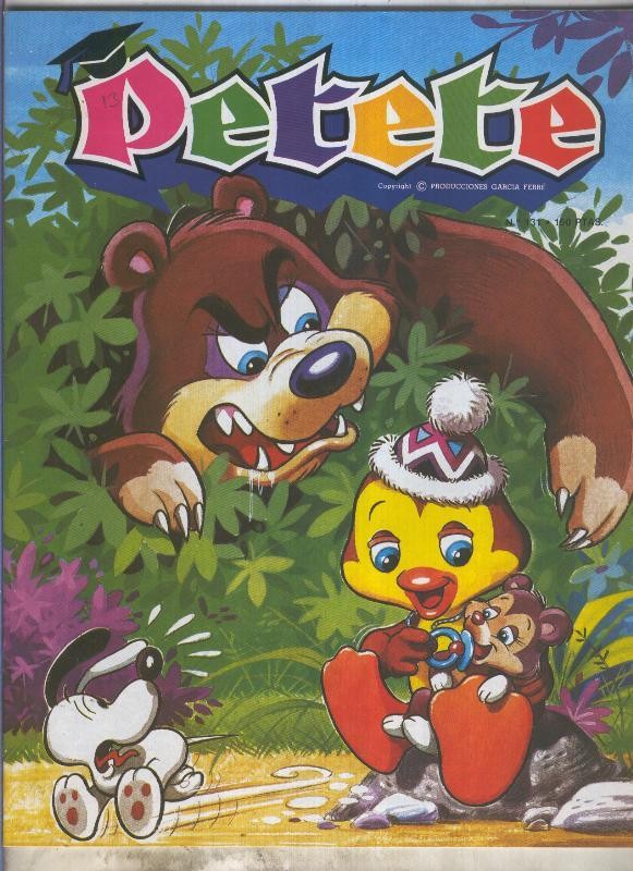 Petete numero 131, falta pagina central con juego rompecabezas de petete