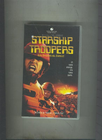 Video VHS: Starship Troopers: Las brigadas del espacio
