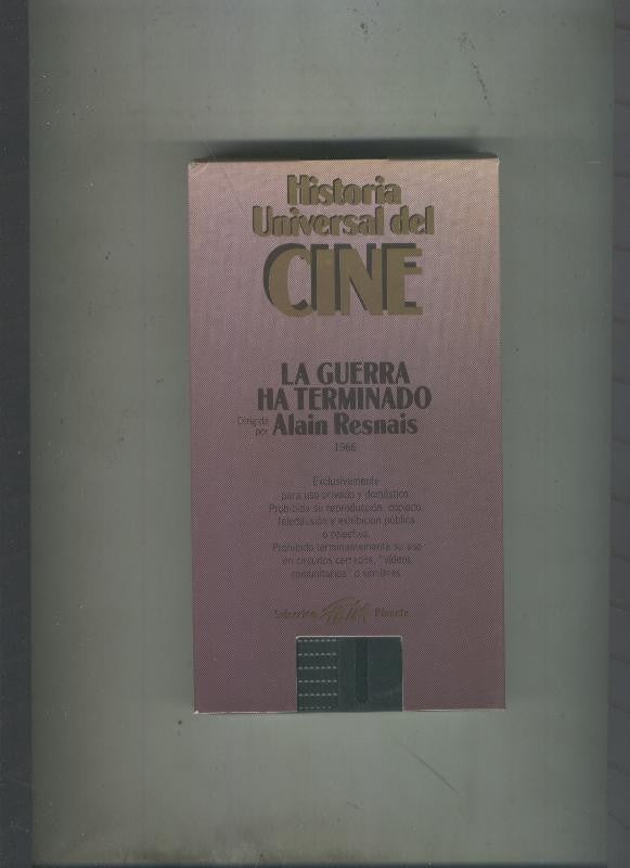 Video VHS: Historia Universal del Cine: La guerra ha terminado