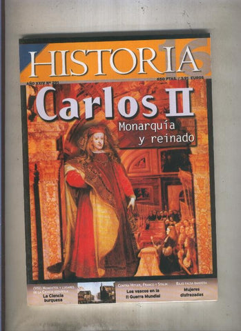 Historia 16 numero 291: Carlos II, monarquia y reinado