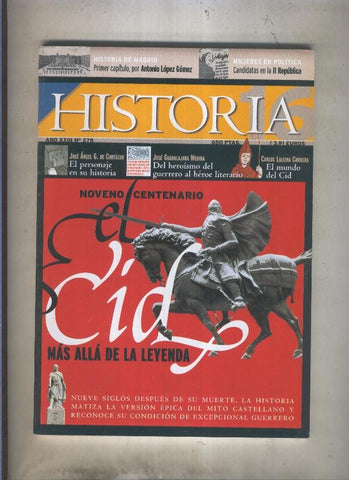 Historia 16 numero 278: El Cid, noveno centenario