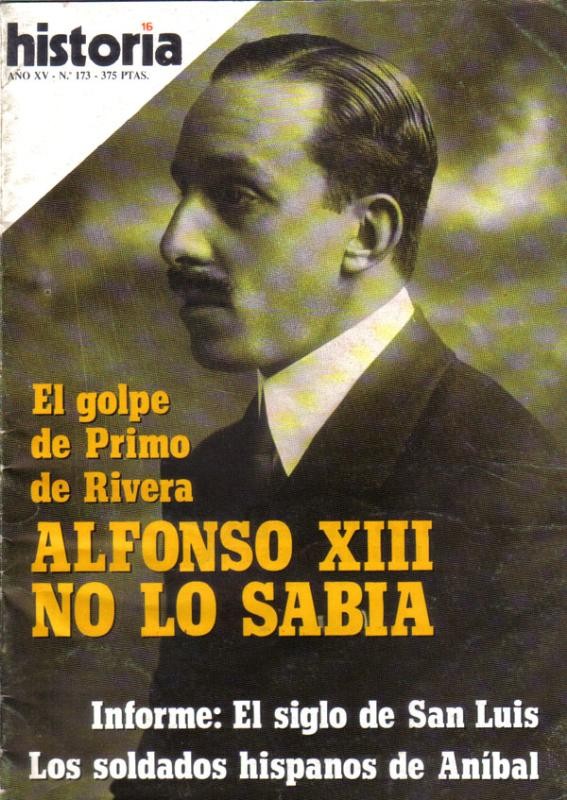 Historia 16 numero 173: Alfonso XIII no lo sabia