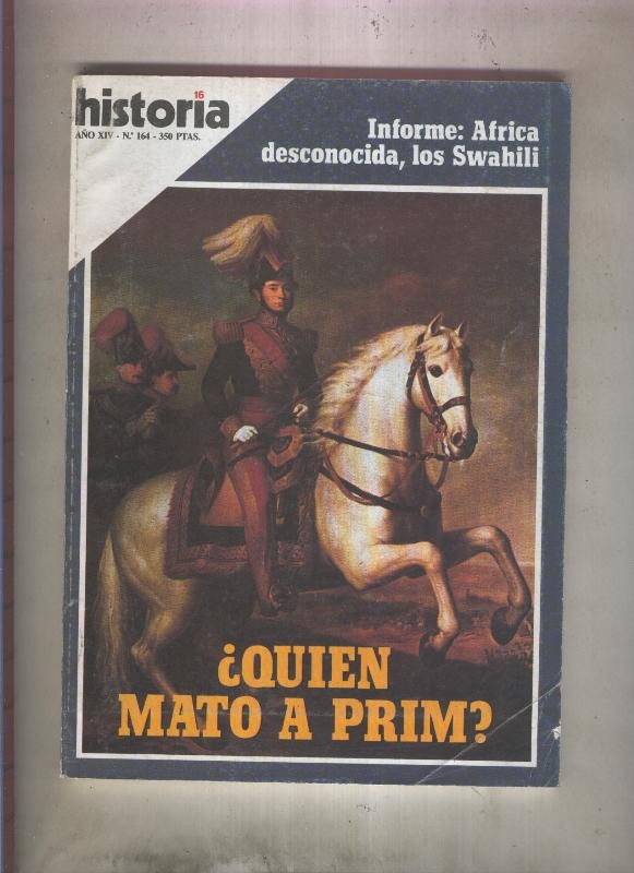 Historia 16 numero 164: Quien mato a Prim