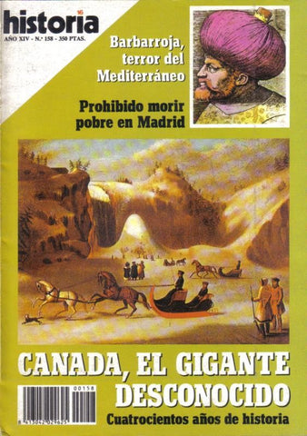 Historia 16 numero 158: Canada, el gigante desconocido