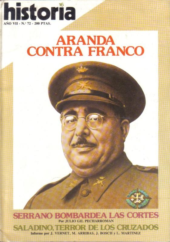 Historia 16 numero 072: Aranda contra Franco