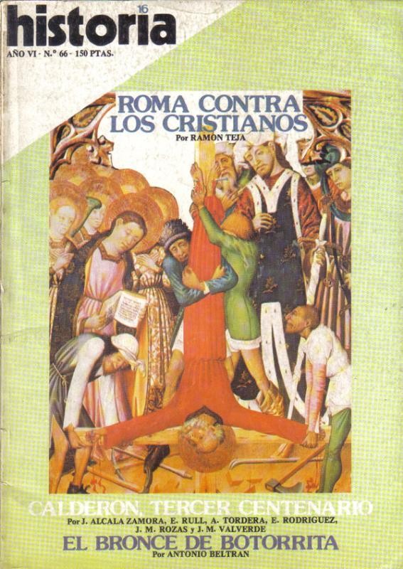Historia 16 numero 066: Roma contra los Cristianos