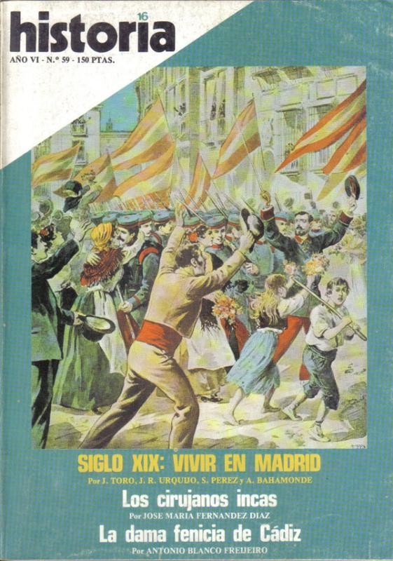 Historia 16 numero 059: Siglo XIX: Vivir en Madrid