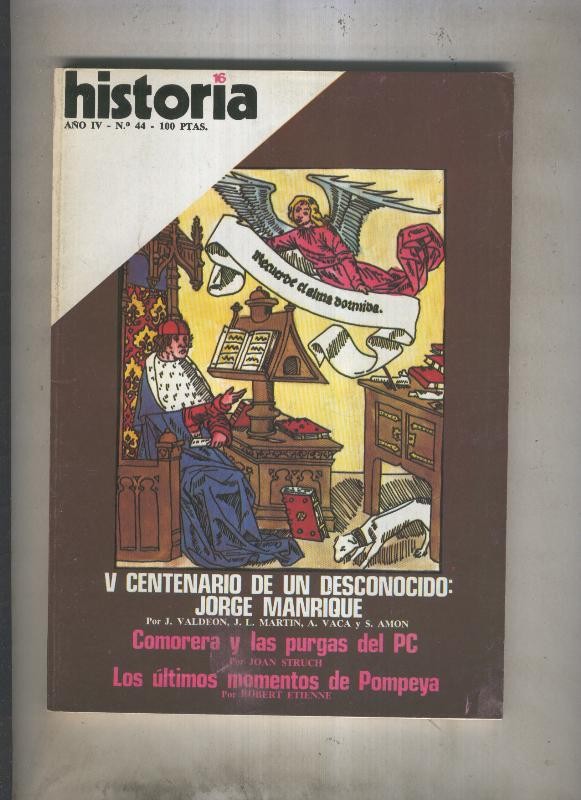 Historia 16 numero 044: Quinto centenario de Jorque Manrique, 