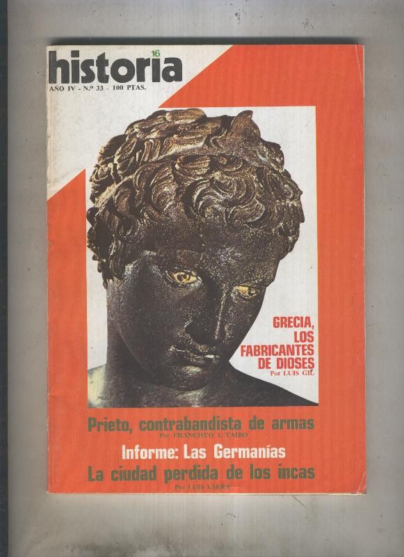 Historia 16 numero 033: Grecia, los fabricantes de dioses