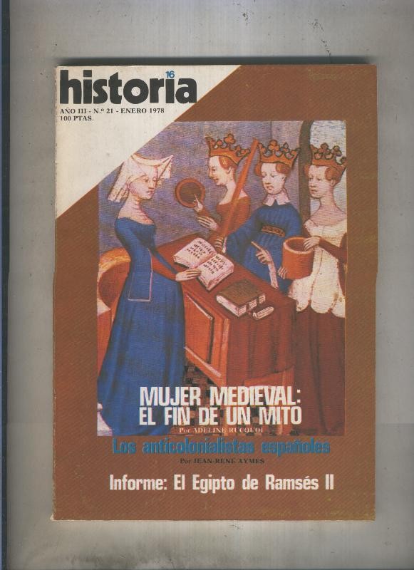 Historia 16 numero 021: Mujer Medieval, el fin de un mito