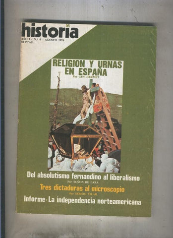 Historia 16 numero 004: Religion y urnas en España