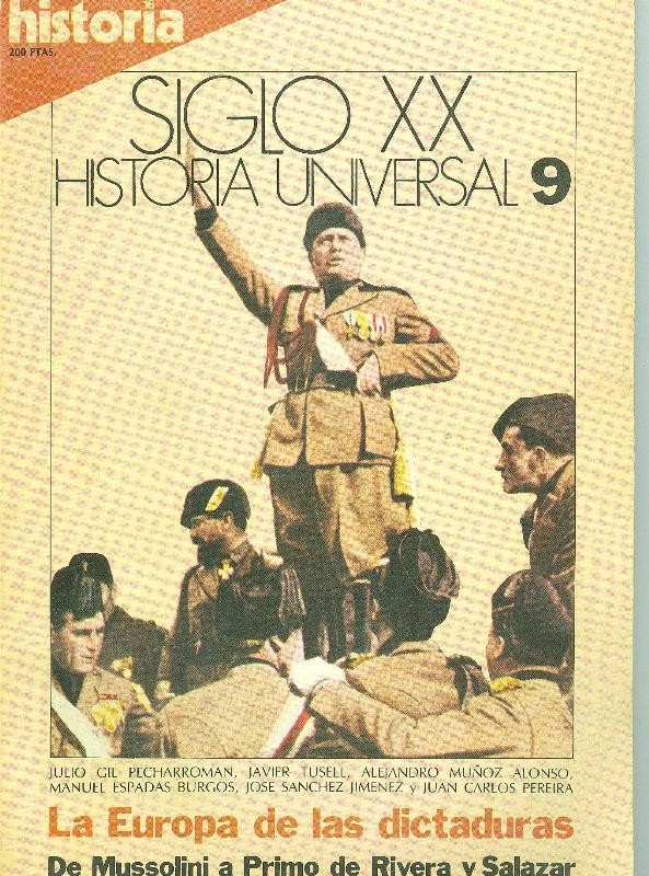 Historia 16: Siglo XX Historia universal numero 09