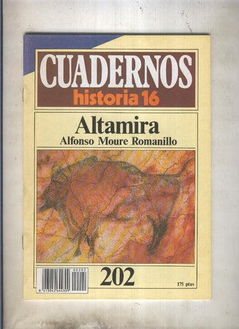 Cuadernos Historia 16 numero 202: Altamira por Alfonso Moure Romanillo