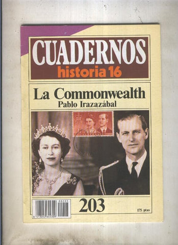 Cuadernos Historia 16 numero 203: La Commonwealth por Pablo Irazazabal