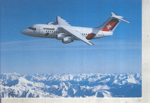 Postal 013433: Crossair Avro RJ 85 Jumbolino