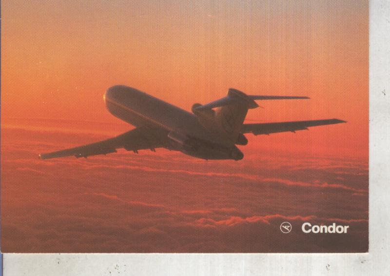 Postal 013444: Condor Europa Jet Boeing B 727-230