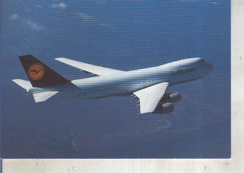 Postal 013454: Lufthansa Boeing 747-200