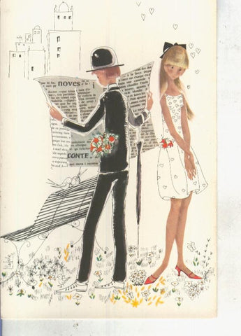 Postal 013479: Pareja romantica, ilustracion de Rafele ?
