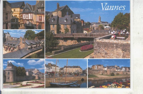 Postal 013501: Vistas varias de Vannes, Bretagne