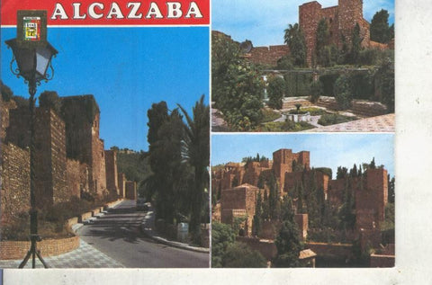 Postal 013508: La alcazaba de Malaga
