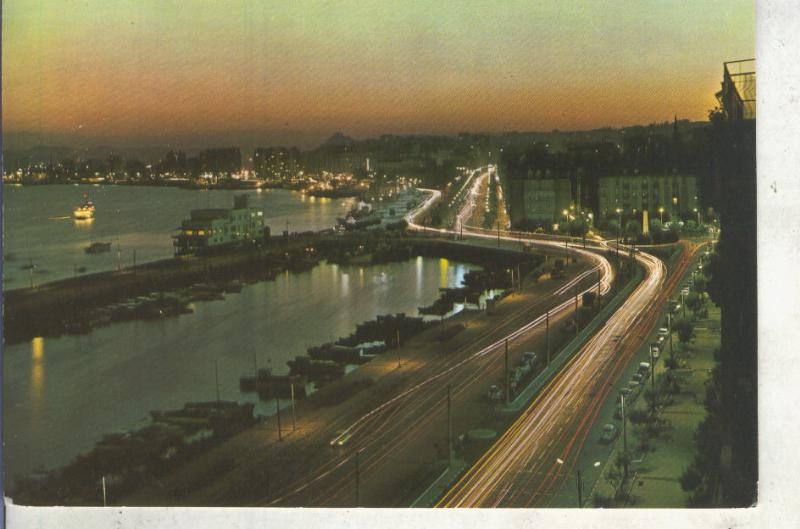 Postal 013510: Vista nocturna de Santander