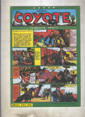 El Coyote facsimil numero 069: La justicia del coyote