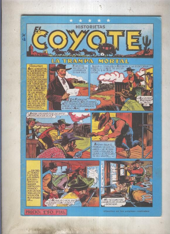 El Coyote facsimil numero 062: La trampa mortal