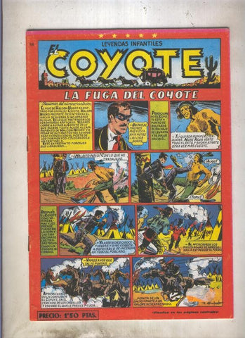 El Coyote facsimil numero 056: La fuga de el coyote (numerado 2 en trasera)